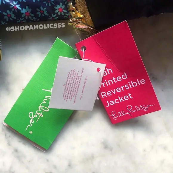 LILLY PULITZER Lilah Printed Reversible Jacket NWT - Picture 10 of 15